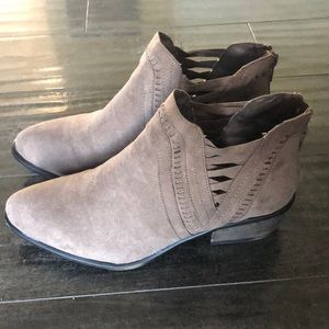 Suede Brown Booties